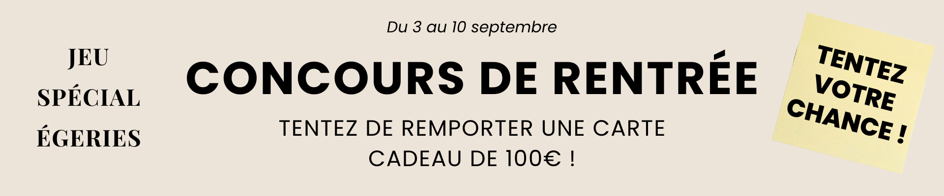 jeu concours rentree 